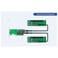 thumbnail image 3 of 1 Port SFF-8643 to PCIe X16 Slot Adapter, 3 of 7