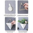 thumbnail image 5 of Wall Planter Hanging Vase with Artificial Succulent Plants Fake String of Pearls Modern Wall Decor for Indoor Outdoor Home Office Garden, Black, 1 Pack, 5 of 6