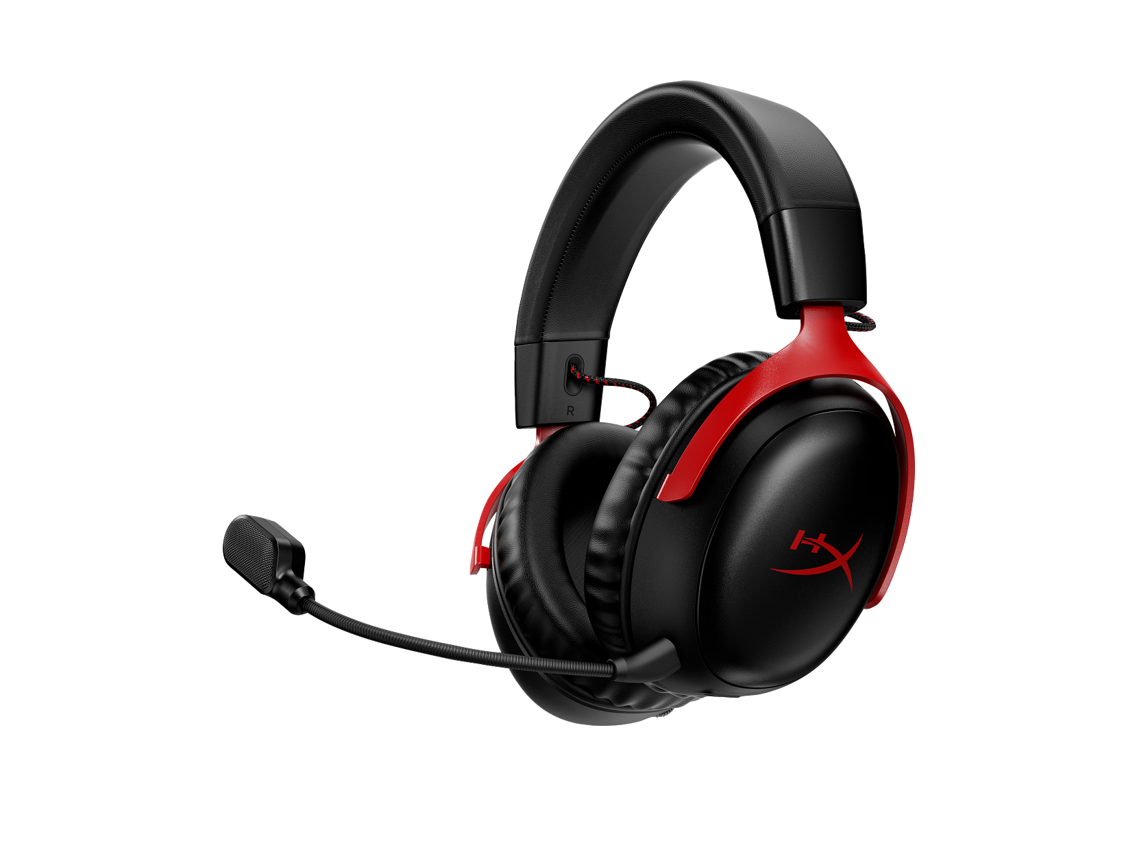 HyperX Cloud III Wireless Gaming Headset, Black/Red
