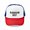 Red/Blue/White, variant on - Random Hat Trucker Black - Adjustable Unisex Printed Trucker Hat with Mesh Back