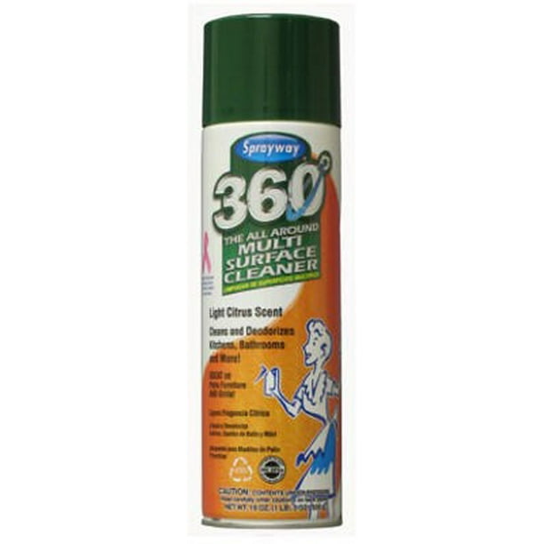 SprayWay 360 Multi Surface Cleaner Spray, Citrus, 19 Oz