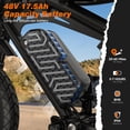 thumbnail image 4 of HiKeep 750W Fat Tire Electric Bike for Adults, 48V 17.5Ah Battery Ebike, Full Suspension E-Bike, Long Range Mountain Electric Bicycle, UL2849, 4 of 9