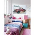 thumbnail image 4 of Marmont Hill "Red Truck" by Reesa Qualia Painting Print on Wrapped Canvas, 4 of 5