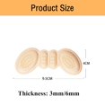 thumbnail image 2 of 2pcs Self-Adhesive Pain Relief Shoes Sticker Foot Care Insert Shoes Insoles High Heel Pads Heel Cushion Heel Liner Protector BEIGE 3MM, 2 of 8