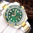 thumbnail image 1 of Reloj Rolex Green Ghost Water Steel Pulsera Calendario Noctilucent Para Hombre Impermeable Deng Xun unisex, 1 of 2