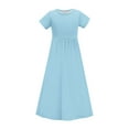 thumbnail image 4 of JoyHoop Little Girls' Casual Dress Pocket Style Maxi Dress for Girls - Practical and Pretty, 4 of 9