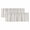 Beige, variant on 2 Panels Light Blue Grey Stripe Valance for Windows, Modern Farmhouse Vertical Striped Light Filtering Kitchen Curtains, Rod Pocket Window Treatment Curtain Valances for Living Room Bedroom, 42"x12"