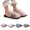 Grey, variant on Women's Slippers Memory Foam Slippers Arch Support Wide Widths Winter Warm Lined Anti-Skid Classic Plaid Elastic Comfy Retro Winter House Shoes Indoor Outdoor Gifts for Mom
