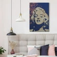 thumbnail image 2 of Rosework Framed Canvas Wall Art, 12x18 Inch, Marilyn Monroe Painting Classic Female Portrait Artwork for Living Room Bedroom Home Decor, Made In USA, 2 of 6