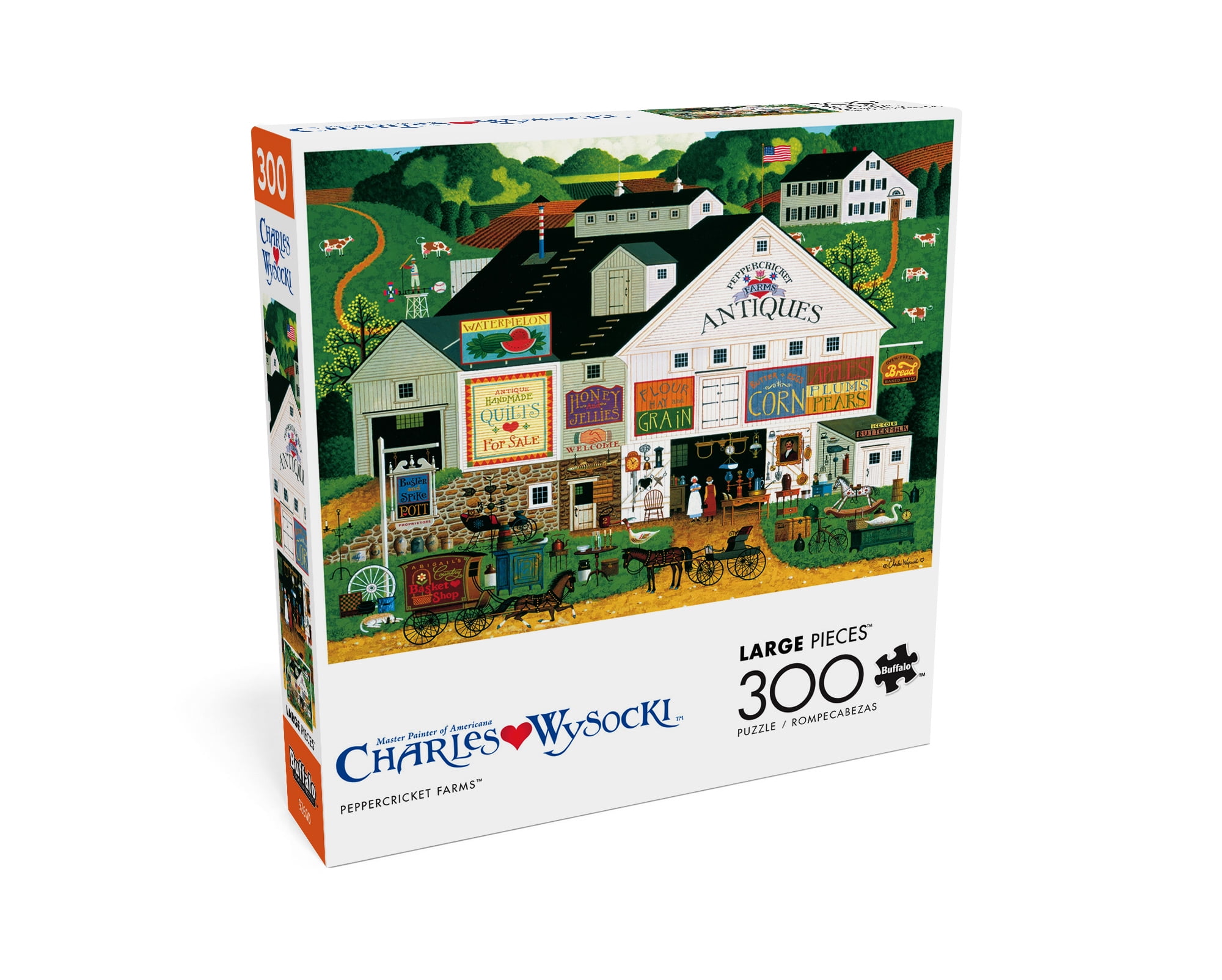 Buffalo Games Peppercricket Farms 300-Piece Interlocking Jigsaw Puzzle for Adults Ages 14-99 Years