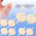 thumbnail image 1 of 4 pares de almohadillas antisudor lavables para axilas, almohadillas de malla desodorantes absorbentes para hombros, 1 of 5