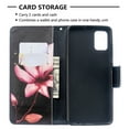 thumbnail image 3 of Dteck Case For Samsung Galaxy A51 4G (6.5 inch), Magnetic Patterned Folio PU Leather Wallet Case Card Slots Pocket Flip Stand Protective Phone Cover ,Flower, 3 of 5