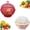 Red+White, variant on CCCHCY 2pc Mesh Fruit Basket with Lid,Fruit Fly Basket with Lid, Large Capacity, Storage