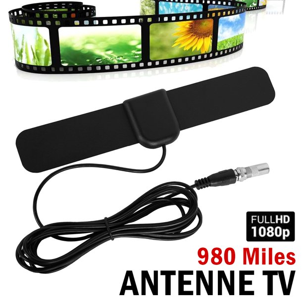 Amplified TV Antenna, 980 Miles Indoor Antenna Support 4K 1080P and All