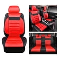 thumbnail image 4 of Fundas para asientos de auto CAR PASS de cuero, 5 piezas, resistentes al agua, 4 of 8