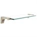 thumbnail image 2 of Alno Luna 18" Glass Shelf with Brackets - Polished Nickel, 2 of 2