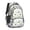 Colorful Butterfly Pattern-1, variant on Butterfly and Multicolor White Pattern Cute School Backpack Bag with Padded Back and Adjustable Shoulder Straps 16.9 X 12.6 X 5.9 Inches