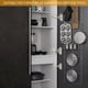 thumbnail image 3 of 20 Piezas Bisagras Hidráulicas para Puerta de Gabinete Amortiguador Amortiguador Suave y Silencioso para Todos los Muebles de Armario de Cocina, 3 of 5
