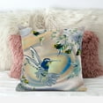 thumbnail image 3 of Curious Humming Bird Throw Pillow in Yellow Orange 18x18, 3 of 5