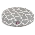 thumbnail image 1 of MajesticPet 788995510833 Lit pour Animaux Rond à Treillis 42 Pouces, Gris - Grand, 1 of 1