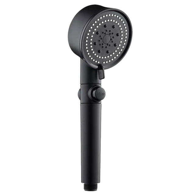 Lksixu Turbo Shower Head Home Bath Shower Nozzle Water Heater Filter Shower ,5 Bathing Modes, One Pressurised Water Stop Function Shower Head. Kitchen Gadgets