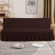 thumbnail image 1 of Nvzi Sofa Cover for sofas Stretch Couch Covers for Living Room Easy Fit Washable Furniture Sofa Protector with Skirt,1 Piece 62.99-74.8inch (Dark Brown), 1 of 4