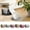A, variant on Coaster Set 8 Pack Natural Linen Material Bohemian Style,Heat Resistant Absorbent Drink Mats with holder for dining table and home tabletop protection