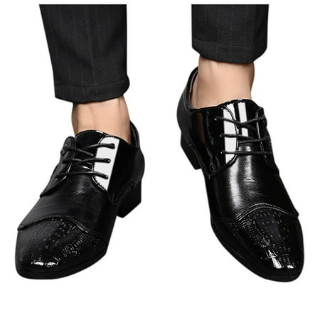 Dakaela Men s Dress Shoes Formal Business Classic Wingtip Oxfords Mens Fashion Slip on Loafers