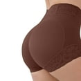 thumbnail image 4 of yunLCZ Women's Cotton Underwear High Waist Butt Memory Strip Lace Body Shape Pants And Abdomen Tightening Four Tight Ties Women's Underwear, 4 of 4