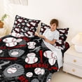 thumbnail image 3 of Erosebridal Sport Baseball Print Full Size Sheets 4-Piece for Boys Girls,Ball Gamer Bed Sheets for Kids Teens,Super Cozy Room Decor, 3 of 5