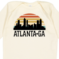 thumbnail image 4 of Inktastic Atlanta Georgia Skyline Vintage Boys or Girls Long Sleeve Baby Bodysuit, 4 of 5