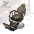 thumbnail image 4 of YYAo Vintage barber chair - Green, 4 of 4