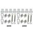 thumbnail image 6 of Awning Hardware 6mm/8mm Shade Sail Installation Hardware Anti-Rust Stainless Canopy Stainless Attachment Parts, 6 of 8