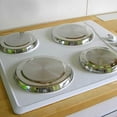 thumbnail image 2 of 2 Pcs Electric Stove Burner Covers - Rustproof Stainless Steel Round Stove Cover - 4pcs Round Stove Burner Covers Kitchen Round Stove Top Burner Cover, 2 of 5