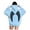 Light Blue, variant on YUEHUA Silver Angel Wing Print Hoodies for Women Men Fleece Sweatshirts Pullover Funny Hoody Hooded With Pockets