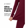 thumbnail image 5 of Woolcano Kids 100% Merino Wool Base Layer Set Unisex Thermal Underwear for Girls & Boys Ski Winter, 5 of 6
