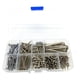 thumbnail image 2 of Kit de 240 tornillos para guitarra, para reparación de botones de correa de afinador de pastillas de guitarra plata, 2 of 6