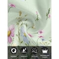 thumbnail image 7 of Flower Green Cloth Napkins Set of 8 Reusable Dinner Napkins, Blue Pink Daisy Wildflower Floral Botanical Cocktail Napkin Washable Table Napkins for Wedding/Holiday Party/Baby Shower 20"x20", 7 of 7
