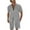 Gray, variant on 2 Piece Sets for Men Button Down Collared Short Sleeve Shirts and Drawstring Shorts Textured Tracksuit Walking Suits Summer Trendy Casual Outfits