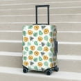 thumbnail image 4 of Salouo Tiger Leaves Pattern Travel Dust-proof Suitcase Cover, Softside Suitcase Protector Luggage Cover Protector for 18-32inch ,Not Included Suitcase, 4 of 8