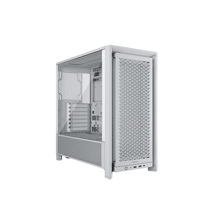 Corsair Frame 4000D White Steel / Tempered Glass ATX Mid Tower Computer Case