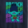 thumbnail image 3 of Trolls - Branch Stacked - Toddler & Youth Crewneck Fleece Sweatshirt, 3 of 5