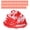 Red + white, variant on 120FT Plastic Safety Chain – 6MM Thick, 1.5-Inch Links, UV Resistant, 25 S-Hooks – Durable Crowd Control Barrier for Parking Lots, Construction Sites, Driveways, Queue Lines, Events – Color: Red