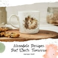 thumbnail image 2 of Royal Worcester Wrendale Designs 14 Ounce Mug - Diet Starts Tomorrow (Hamster), 2 of 7