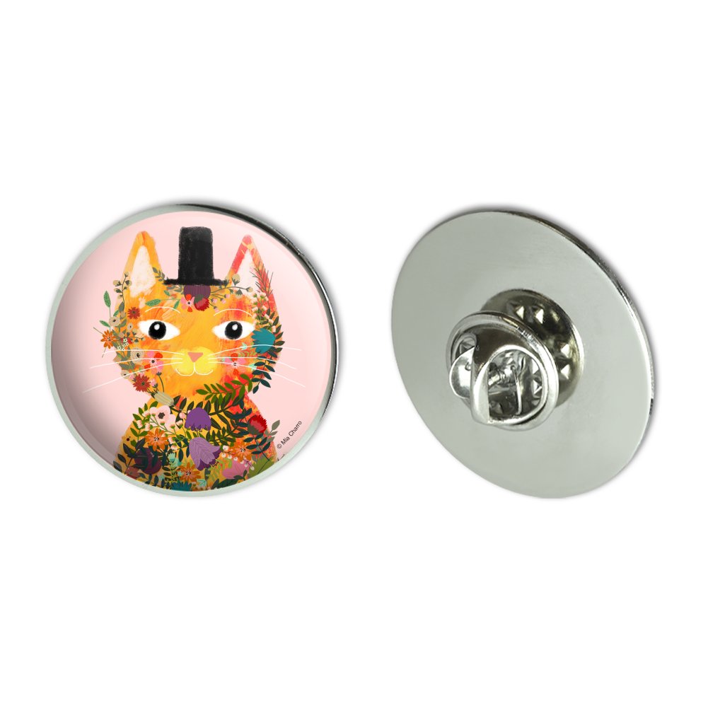 Flower Cat with a Top Hat Metal 1.1
