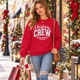 thumbnail image 3 of MOUSYA Christmas Sweatshirts Women Christmas Crew Making Memories Together Sweater Merry Christmas Family Matching Top Red L, 3 of 7