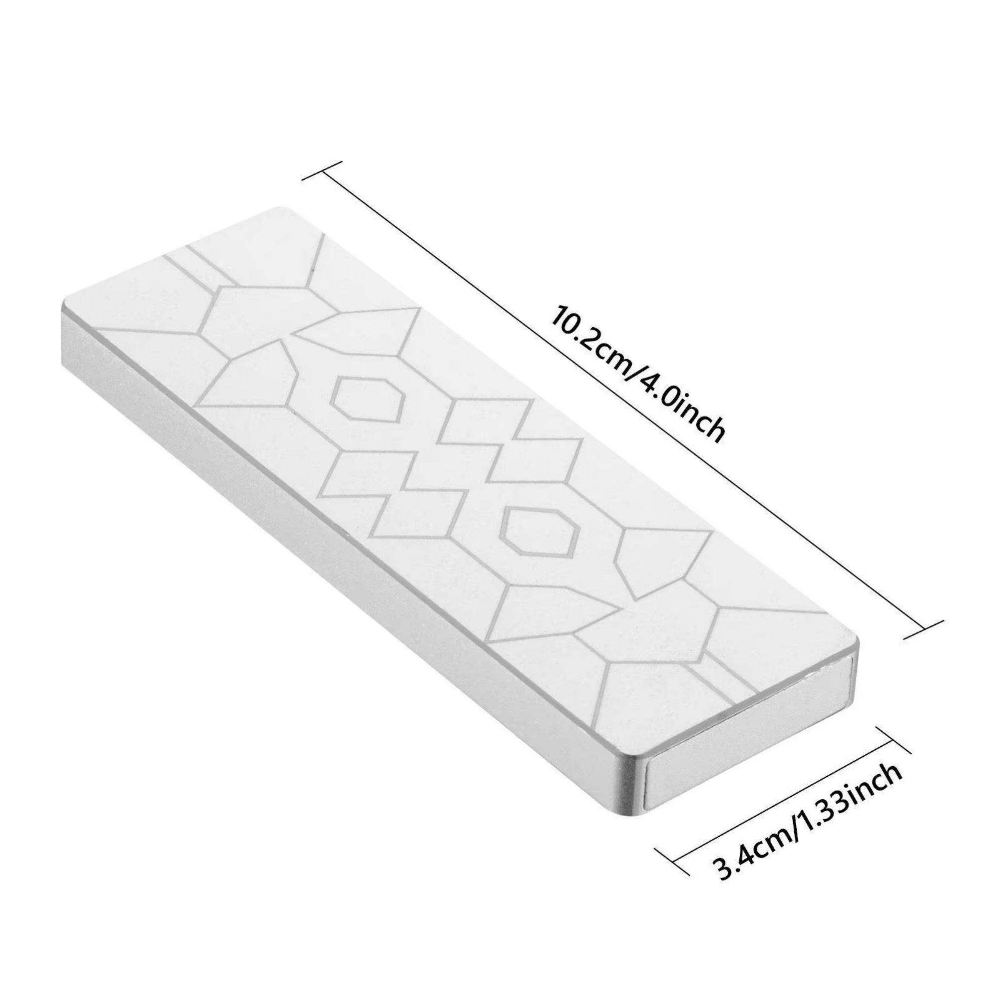 Colacoor Ultra Slim Portable External Hard Drive SSD 4T, USB 3.0 External Storage for PC, Plug and Play SSD Hard Drive,4T SSD Portable, On-the-Go Metal Design(White)