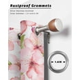 thumbnail image 6 of Spring Peach Blossom Outdoor Curtains for Patio, Country Pink Floral Farm Waterproof Weatherproof Outside Privacy Curtains Outdoor Drapes for Porch Pergola Gazebo 54x84 Inch, 1 Panel, 6 of 9