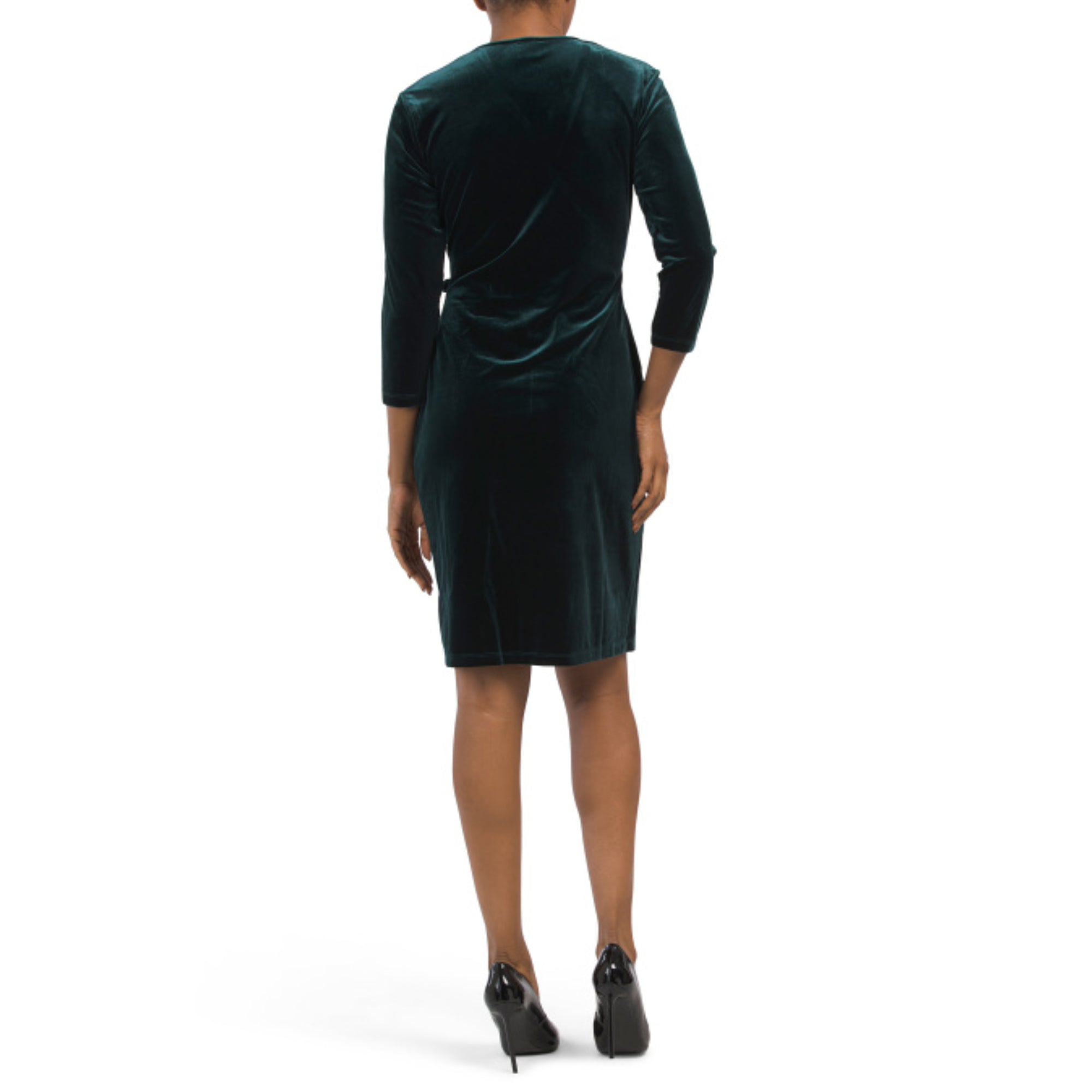 lk bennett green velvet dress Boden Women's Tilda Velvet Midi Dress in Green
