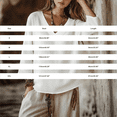 thumbnail image 3 of Endives Women's Linen Blouse 3/4 Sleeve Tops V Neck Loose Fit Summer Top Beach Vacation Outfit White, 3 of 7